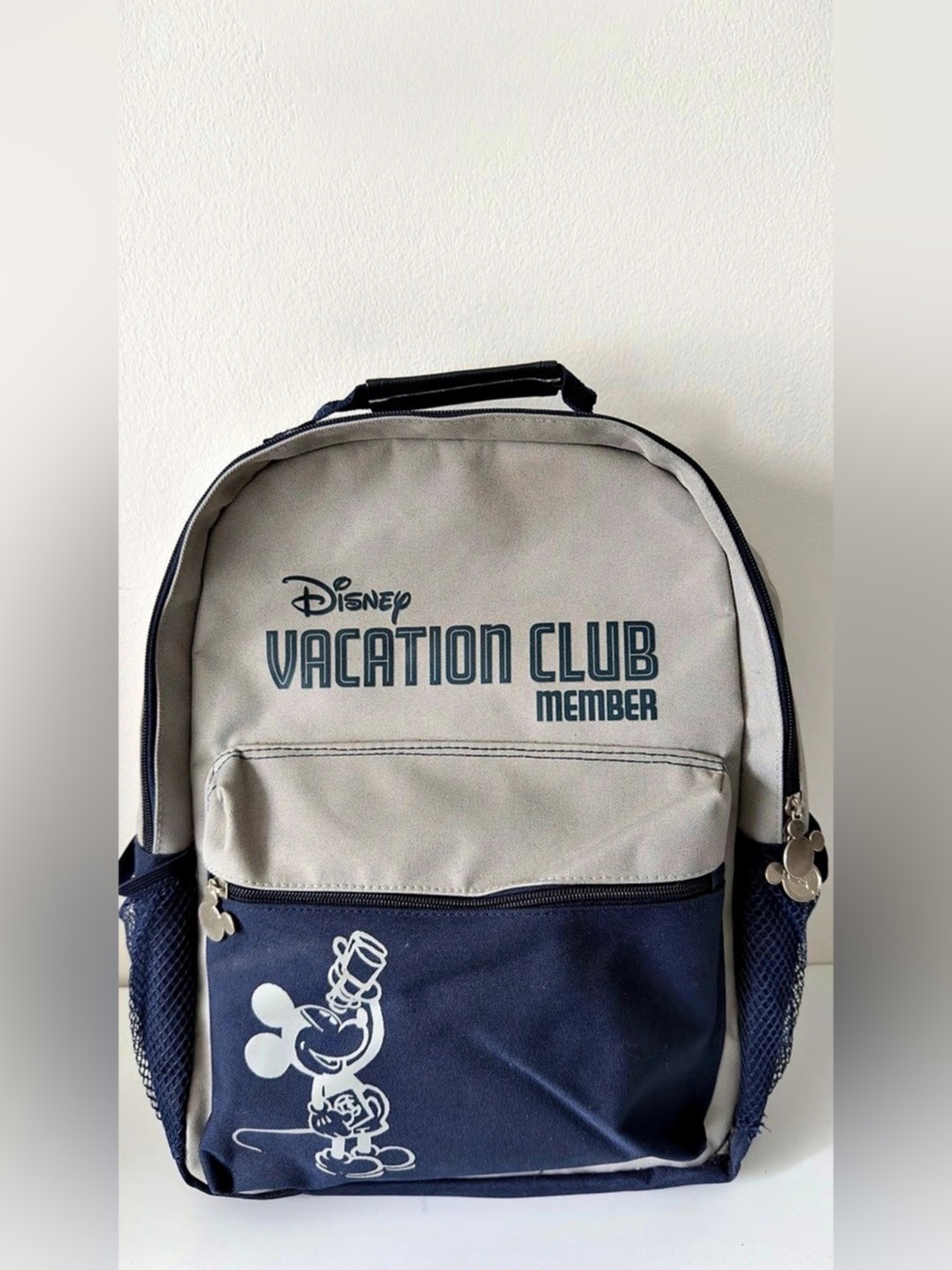 Disney Vacation Club Member backpack Blue & Gray